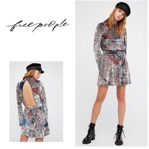 Free People Christine Velvet and Flare Dress